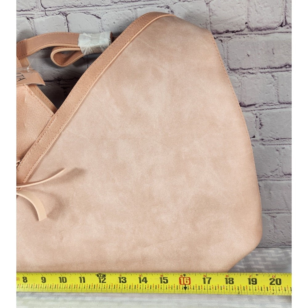 ULTA Beauty Blush Pink Tote Shoulder Bag Purse Shopper Faux Leather/NWT
